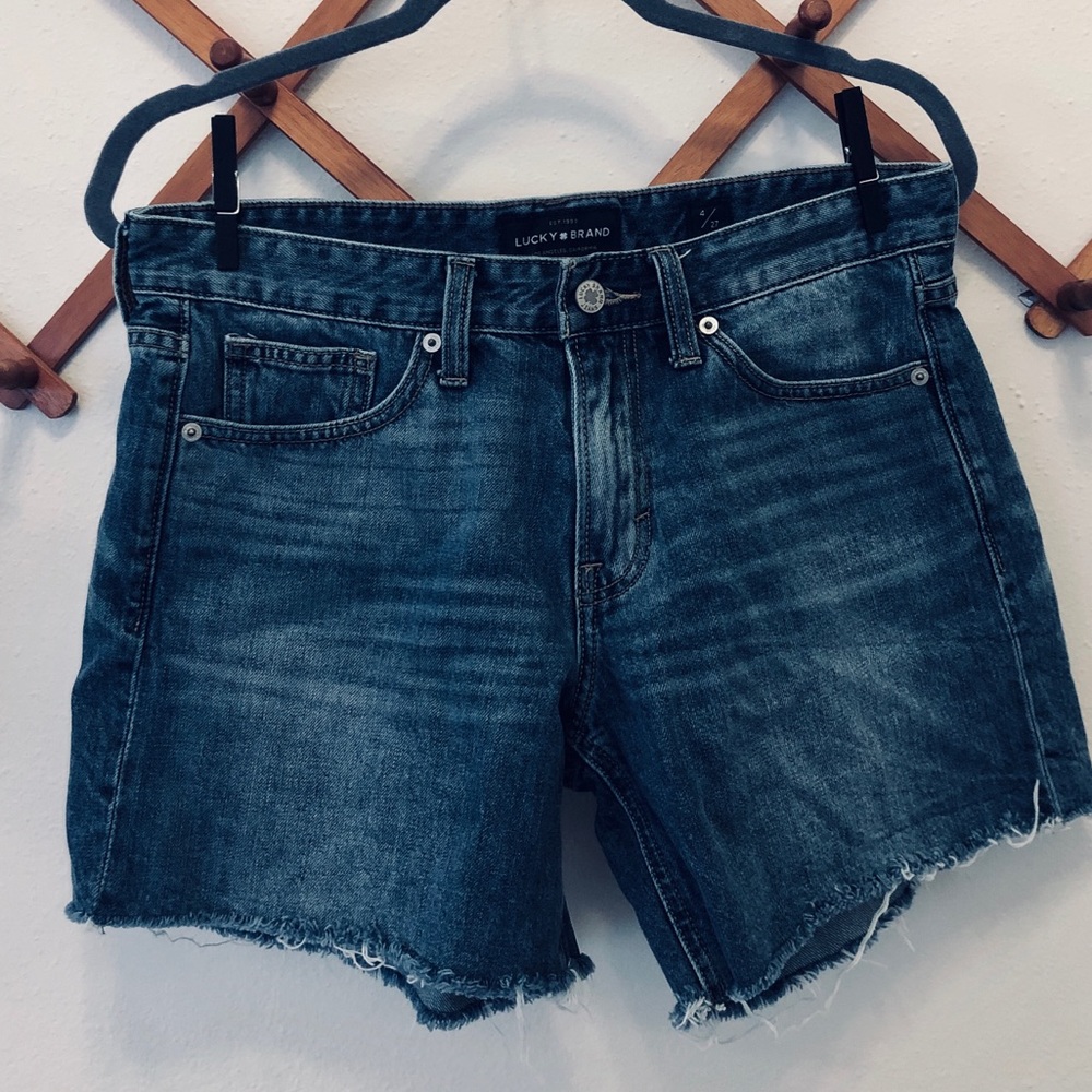 Lucky Brand The Boyfriend Cutoff Shorts